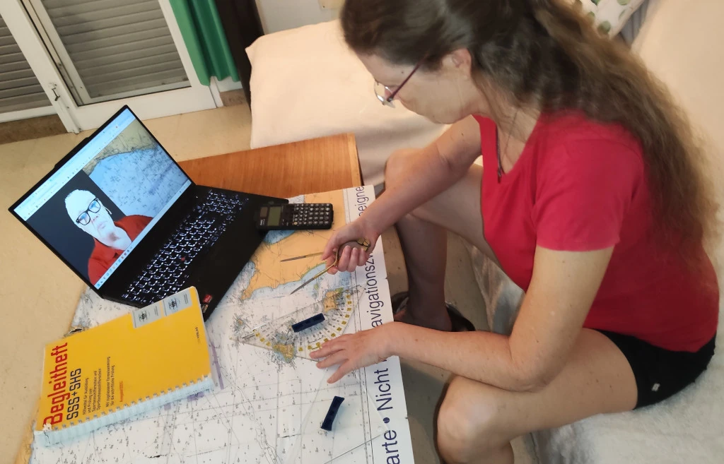 SSS Webinar zu Hause mit Erfahrung bei der Kartenarbeit