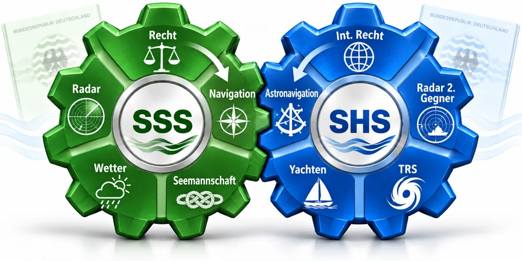 Verzahnte Ausbildungsstrategie beim SHS mit Auffrischung der SSS theoretischen Kenntnisse