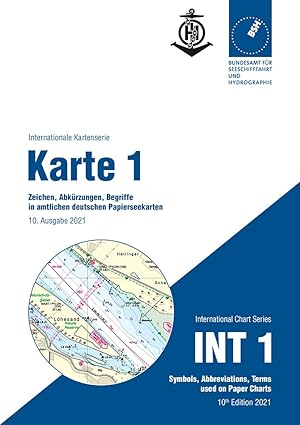 Karte 1 / INT 1 - Zeichen und Abkürzungen in den amtlichen Seekarten